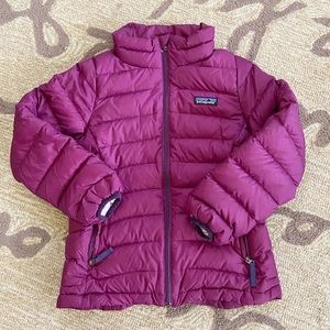 Patagonia Down Sweater Jacket - Girls - Purple - 7/8